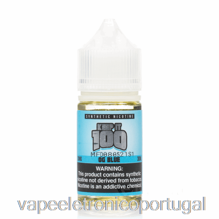 Vape Eletrônico E Sais Azuis - Mantenha 100 - 30ml 30mg